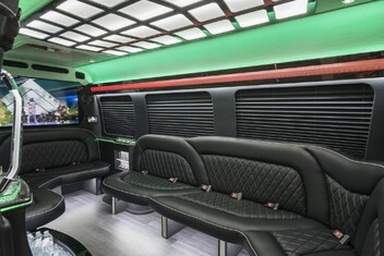 Loxahatchee Sprinter Party Bus Interior