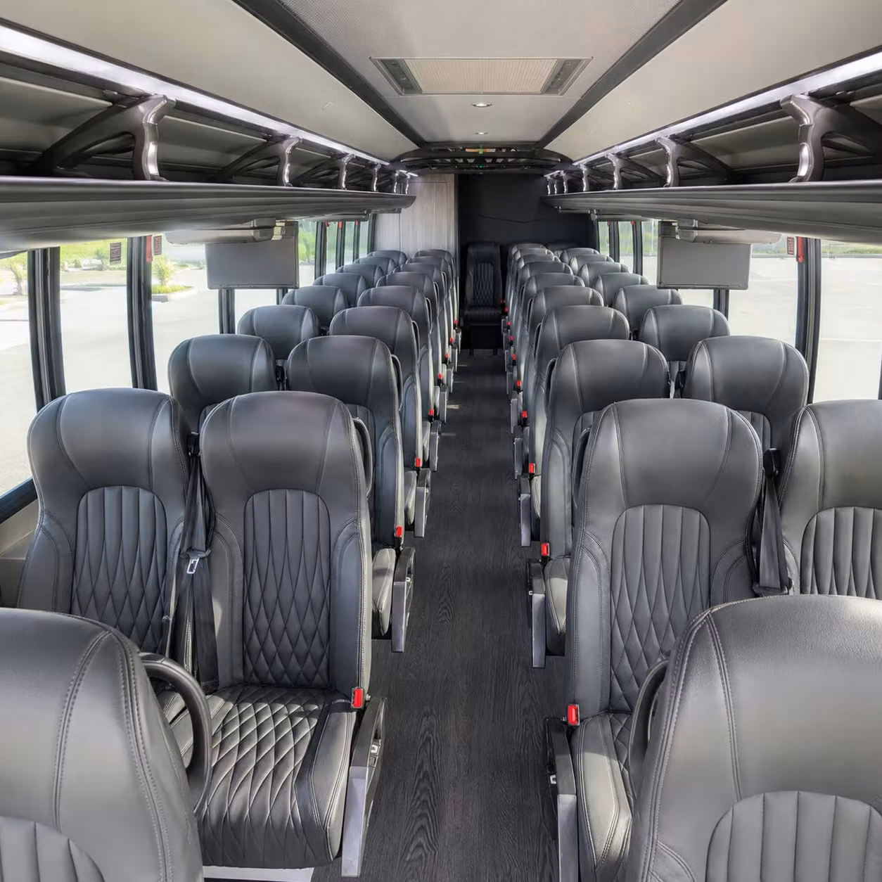 25 passenger minibus interior
