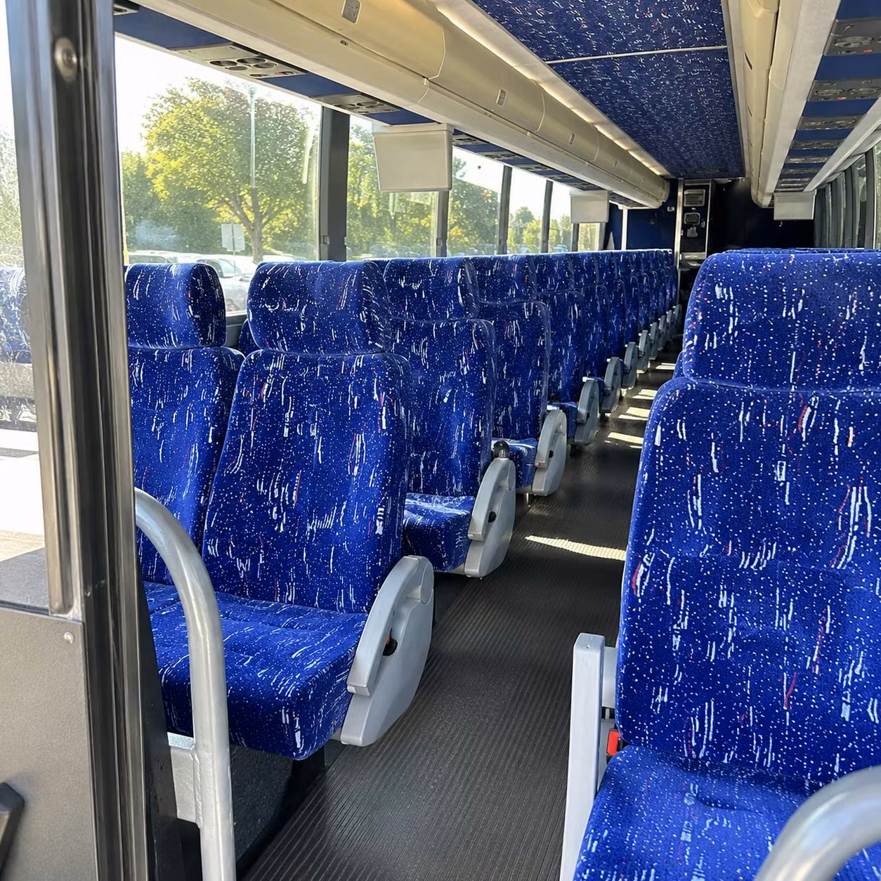 loxahatchee charter bus rental interior
